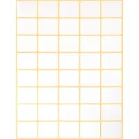 Avery 3318 mini etiketten ft 22 x 18 mm (b x h), 1.200 etiketten, wit 120 stuks