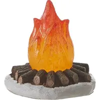 Luville Kerstdorpminiatuur Kampvuur D 6 H 6 Cm