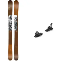 Majesty - Packs (ski's & bindingen) - Pack Dirty Bear XL 2026 voor Unisex van Hout - Oranje