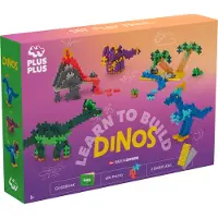 Plus plus Ontdekking kit 500 stukken Dinosaurus Mini + 2 bouwplaten -
