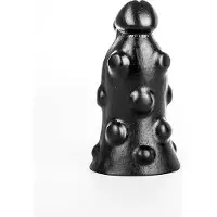 Bubble Toys - PokPok - Anaal Dildo - Zwart - Vier maten Large