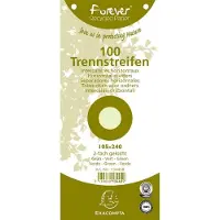 Exacompta Forever Young Tabbladen Speciaal Groen Karton 2 Gaten 13445B 1200 Stuks