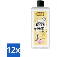 Marcel's Green Soap 12 x - Douchegel - Vanille & Kersenbloesem - Verzorgend & zacht - 300 ml - Douchegel - Biologische Douchegel - Vegan Douchegel - Douchegel Vanille - Douchegel Kersenbloesem