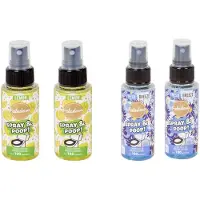 Fabulosa Spray & Poop geurneutralisator Geel & Blauw 4 x