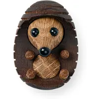 Spring Copenhagen Wooden Figure Animal Hedgehog "Stick” miniature 10g H2.6xW2.9xL3.9cm (made in Vietnam) speelgoedfiguur kinderen en volwassenen