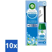 Air Wick 10 x - Freshmatic Spray - Starterkit - Pure Fresh Lentedauw - 250 ml - Voordeelverpakking - 10 stuks