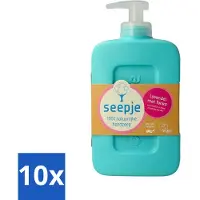 Seepje 10 x - Handzeep - Zachte Geur - Lavendel met Tonka - 300 ml - Handzeep Lavendel Met Tonka - Natuurlijke Handzeep - Handverzorging - Zachte Geur - Vegan Handzeep