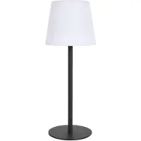Home Deco Factory LED tafellamp - Zwart - Kunststof - 40 cm - Oplaadbaar via USB-C