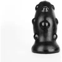Bubble Toys - BooBoo - XXL Dildo - Zwart - Twee Maten Large