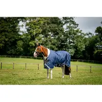 Horseware Deken Amigo 250gr Donkerblauw-grijs - 155/206