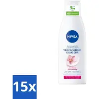 Nivea 15 x - Gezichtsreiniger - Droge en Gevoelige Huid - Amandelolie - Hydramine - 200 ml - Gezichtsreiniger - Droge Huid - Gevoelige Huid - Amandelolie - Hydramine