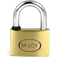 M-LOY AN300 Gelijksluitend Hangslot Messing 30MM GS300