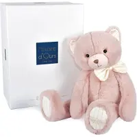 Doudou et Compagnie Preppy Chic Beer, roze 40cm (40 cm)