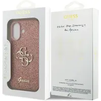 GUESS Fixed Glitter Big 4g Iphone 17 Telefoonhoesje