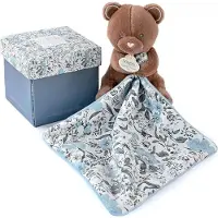 Doudou et Compagnie Knuffelset met popje Bear Doudou &amp; compagnie Boh'Aime 12 cm