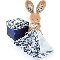 Doudou et Compagnie Bohaime Marine Konijn met doos