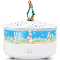 Trousselier Sterrenprojector Pieter Konijn - Nachtlampje met muziek voor baby