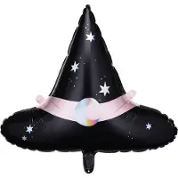Party-Decoration Partydeco - Folieballon Heksenhoed 60 x 48 cm