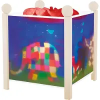 Trousselier ELMER DE OLIFANT - Nachtlampje Magische Lantaarn H19cm Wit