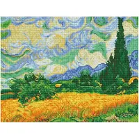 Diamond Dotz Wheat Fields Van Gogh - Diamond Painting - 24208 Dotz - 51x39 cm