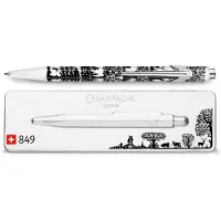 Caran d'Ache 849 Popline Total Swiss balpen Lapoya NF0849-754 Productgrootte: 128 mm (5,0 inch) Intrekbare inkt: Zwart F (fijne punt: 0,9 mm) 15,2 g