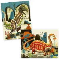 Adlibris Dinosaurus moza•eken DJECO rood