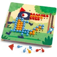 Djeco Educatief Mozaïek rigolo,