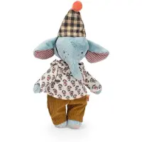 Moulin Roty knuffelolifant les minouchkas - pablo - 25,5 cm