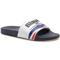 Blauer Heren Teenslippers Jasper01 marine (43), Plat, Geen, Strandkleding, Marineblauw S5JASPER01