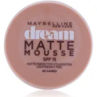 Maybelline Dream Matte Mousse 20 Cameo foundationmake-up Pot Cream 18 ml