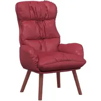 vidaXL Fauteuil Wijnrood 69 x 74 x 93 cm Kunstleer