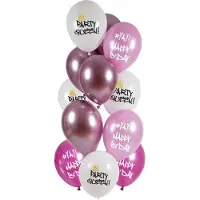 Folat - Ballonnen Party Queen (12 stuks - 33 cm)