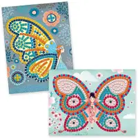 Adlibris Vlinder moza•eken DJECO blauw