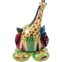 Folat - Staande Folieballon Giraffe (53 x 79 cm)
