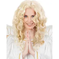 Maskworld Blonde Engel Pruik - Carnaval Kostuum Pruik