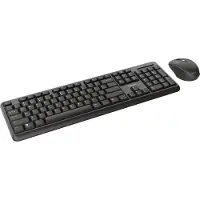 Trust TKM-350 toetsenbord Inclusief muis Universeel RF Draadloos AZERTY Frans Zwart