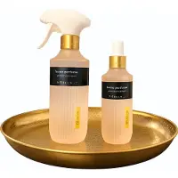 RITUALS of Sakura - Geschenkset - Home Perfume 400 ml - Home Perfume 200 ml - Product - Luxe Gouden Rond Decoratieve Dienblad