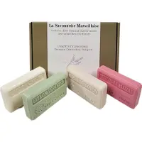 Savon De Marseille Geitenmelk cadeauset: Citroen verveine – Geitenmelk – Fleur de coton – Passievrucht - valentijn cadeautje vrouw - cadeau voor vrouw