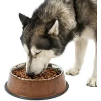 Nobleza Grote hondenvoerbak maat L - Luxe RVS voerbak voor grote hond - Anti slip - Inhoud 850 ml