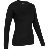 Gripgrab - Merino Blend Thermal Lange Mouw Herfst Winter Fiets Ondershirt voor Dames Thermoshirt met Merinowol - Zwart - Vrouwen - Maat XS