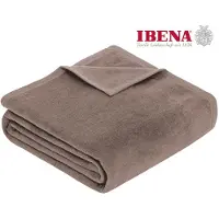 Ibena Plaid Porto Espresso-150 x 200 cm