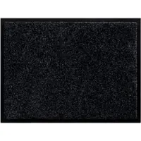 Wovar Schoonloopmat Zwart 80 x 120 cm - Deurmat Dikte 9.5 mm