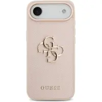 GUESS Big 4G Logo Backcover Grained voor de Apple iPhone Air - Roze