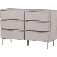 Woood Tours Ladekast 6 Lades - Melamine/ MDF - Zand - 80x120x42