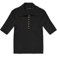 Vero Moda Trui 'VMMarina' zwart gemêleerd