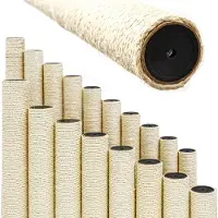 Eyepower 30 x 9,2 cm Sisal Stam voor Krabpaal M10 - Sisalpaal voor Kattenboom - Krab Bomen Onderdelen