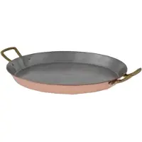 Ich-zapfe Koperen pan voor paella, 40 сm