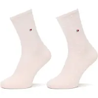 Tommy Hilfiger Sock Dot (2-pack) - dames sokken - lichtroze gestipt