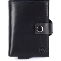 Valenta Leren Luxe Card Wallet Pasjeshouder Zwart