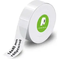 Olympia OL 6313 Thermische Labels - Etiketten - 180 stuks - Transparant - Thuis/ Hobby/ Kantoor - voor Thermische Label Printer P22-serie - 1-Pack
